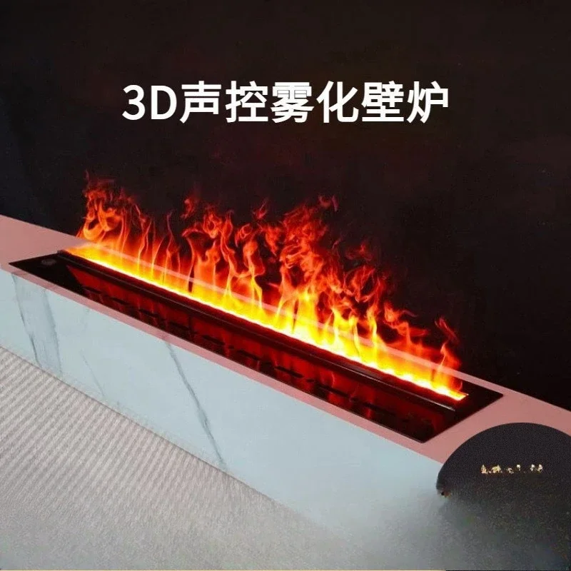 3D atomizing fireplace humidifier cross-border supply manufacturer simulation flame wall home electronic TV cabinet decoration