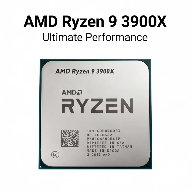 AMD Ryzen 9 3900X AM4 Upgrade CPU R9 3900X 12-Core 24-Thread Desktop Tray Processor Without Cooler