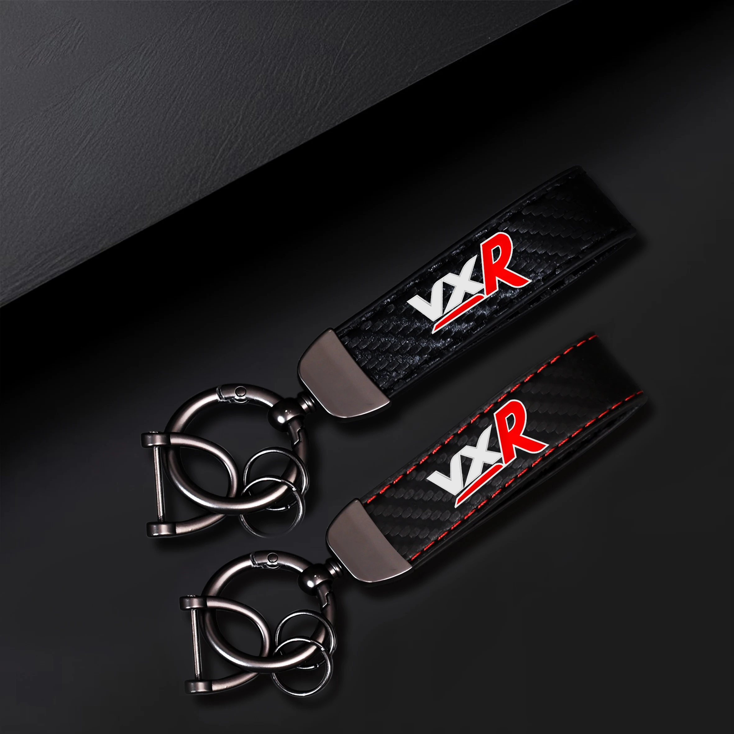 VXR keychain, stylish and classic, durable material, suitable for daily commuting, smooth surface.