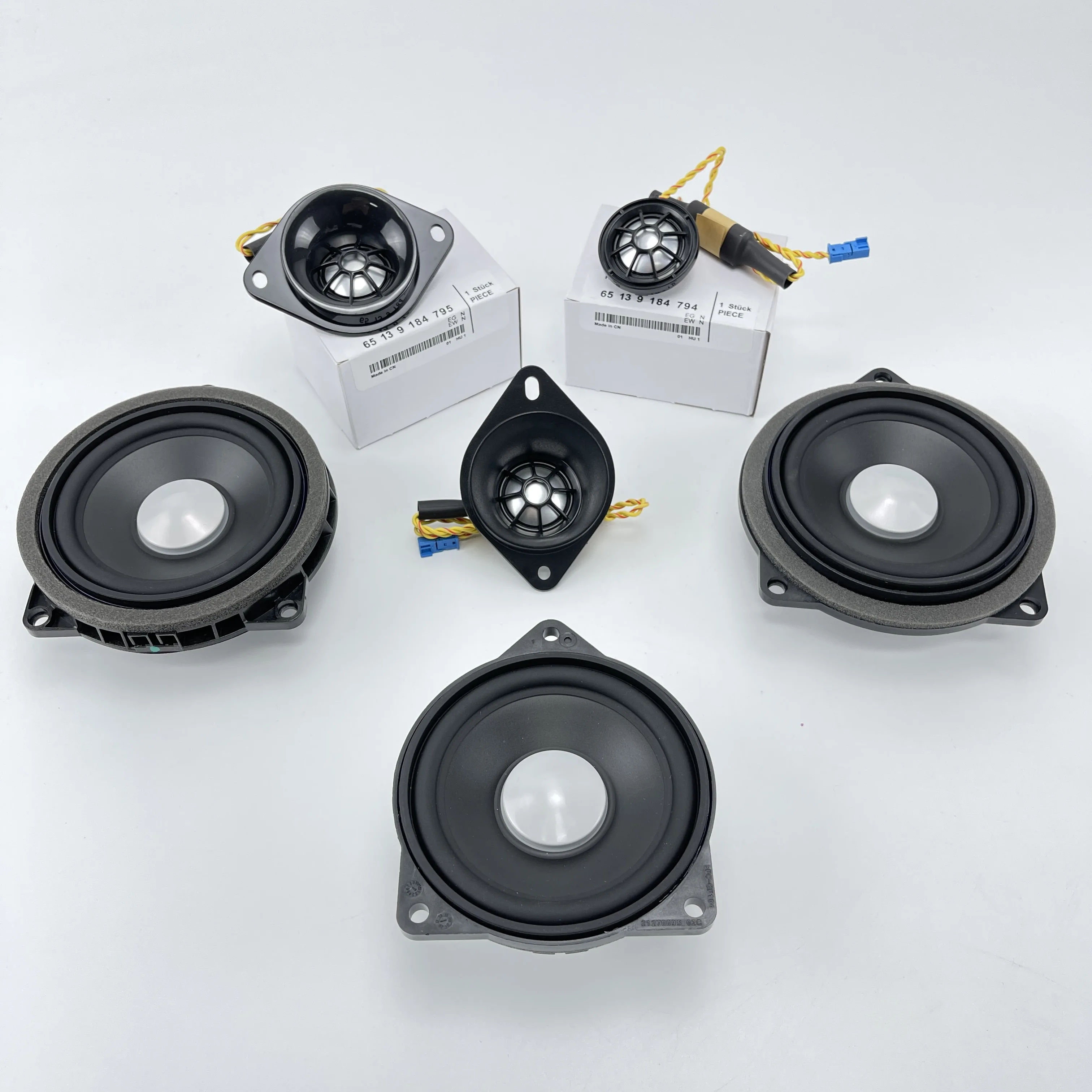 Auto-Audiosystem für BMW E60 E70 E83 E90 E92 F10 F20 F30 F32 F34 G20 G30 Hochtöner Mitteltöner Subwoofer Lautsprecher Horn Musik-Modifikation