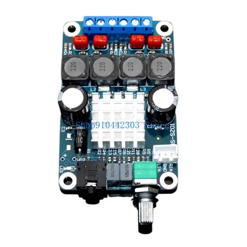 L4MD 12V-24V 2x50W Double Channel Digital Power Sound Amplifier Board TPA3116D2 Power Stereo Module for Car Home Theater