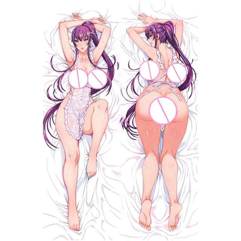 

Anime Pillow Cover Dakimakura Busujima Saeko 2 Side Printed Hugging Body Pillowcase Cushion Cover Bedding Decor