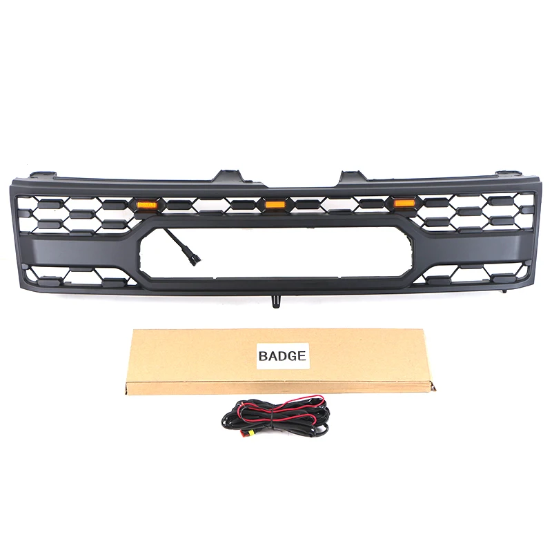 

STLF2002-2014 Auto Parts ABS Black Front Car Grille With Light Fits for PROBOX