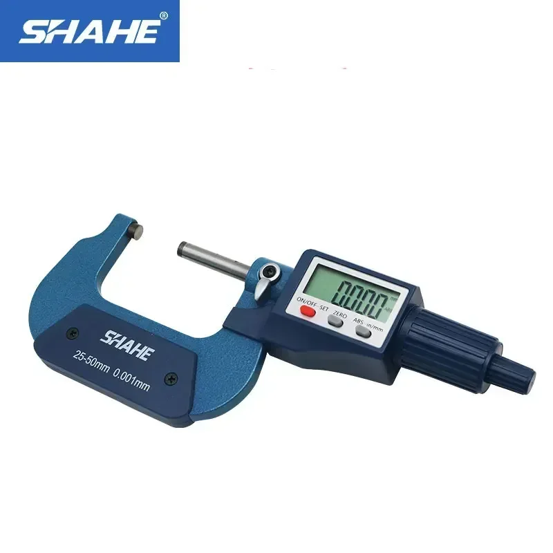 

SHAHE 0-25/25-50/50-75/75-100mm Digital Outside Micrometer 0.001mm Caliper Measuring Tools