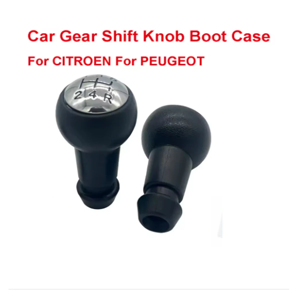 Car Gear Shift Knob Boot Cover For Peugeot 307 206 207 For CITROEN  C1 C3 C4 Gear-Shift Handball Head Shift-lever Accessories