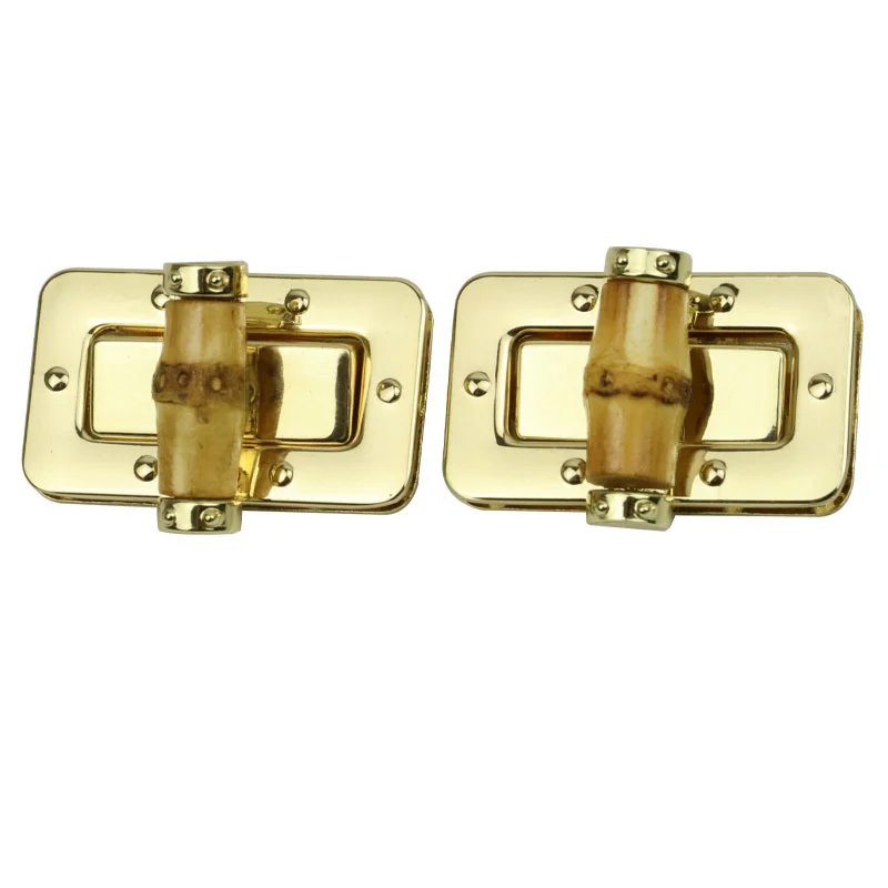 

43x25mm or 61x33mm luggage Bag Locks Buckles Twist locks bamboo Turn Lock