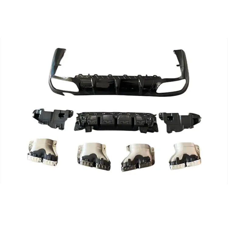 

CAR Exhaust Pipes Exhaust Tip CLS C257 CLS63 REAR DIFFUSER for C257 CLS