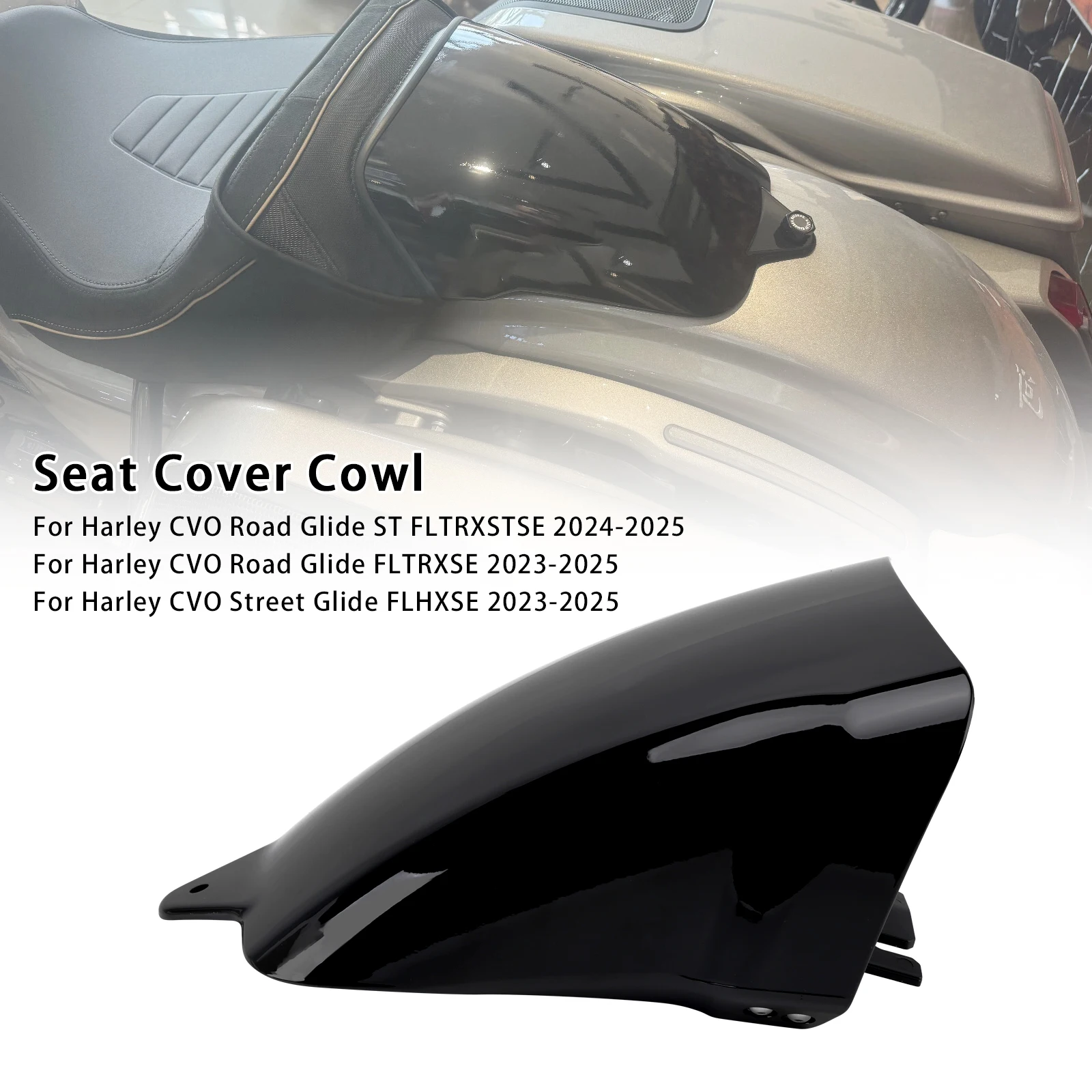 

Topteng Passenger Seat Cover Cowl Camel Hump For Touring CVO Road Glide FLTRXSE 2023-2025 2024
