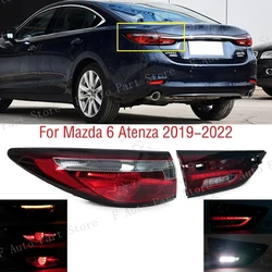 For Mazda 6 Atenza 2019 2020 2021 2022 Car LED Rear Bumper Tail Light Assembly Brake Stop Reverse Lamp Taillight Taillamp Assy