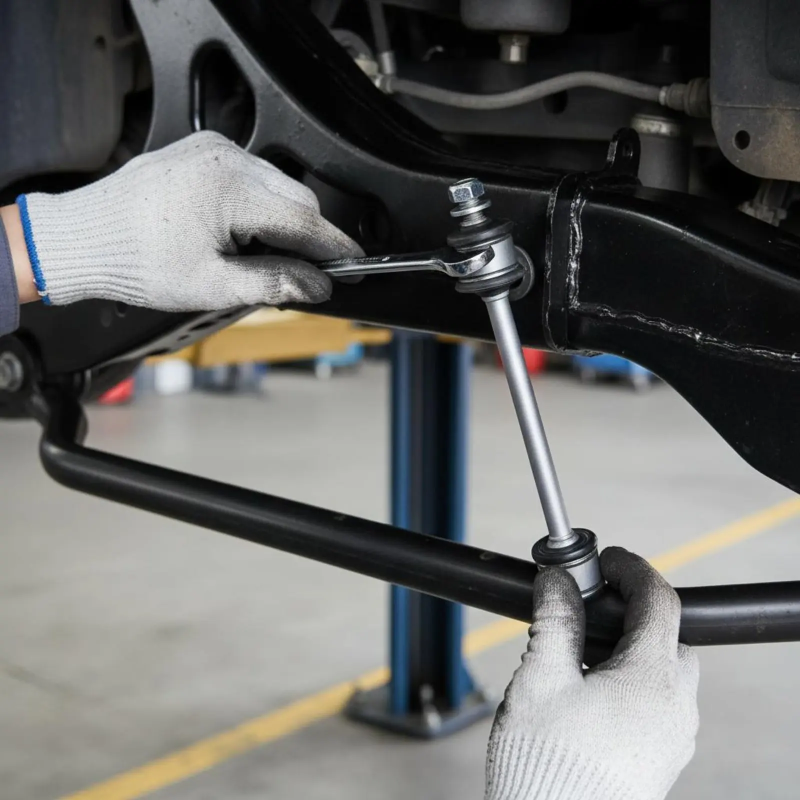

2 Pieces Sway Bar Link Kit Improves Handling Stabilizer Bar Links Automotive Parts for SUV Owners, Unpaved Terrain