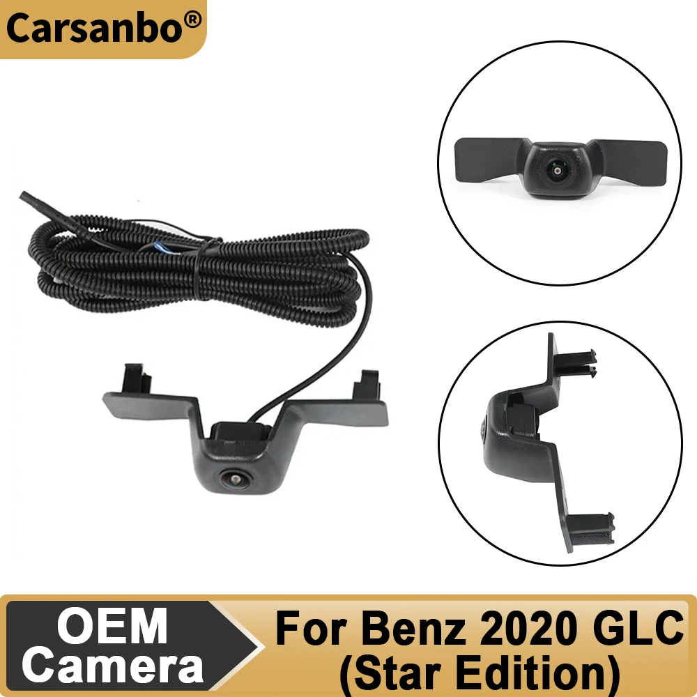 Carsanbo Car Front View Camera For Mercedes Benz 2020 GLC Fisheye Night Vision Waterproof Camera Sedan