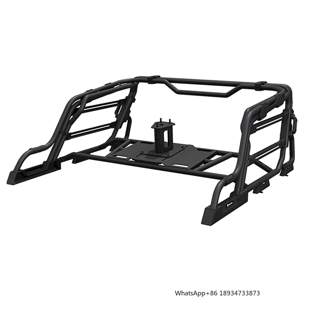 Lantsun JT1026 Rear Cargo Rack with Spare Tire Frame Gladiator Trunk Expansion and Modification Rear Bucket for Jeep JT2021++