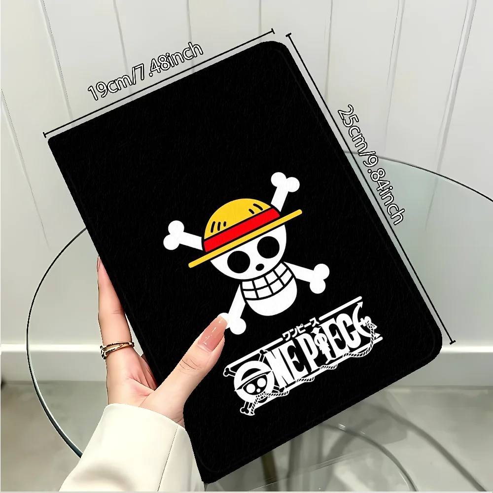 O-One P-Pieces Anime Logo Case for Apple iPad Air 11 13 M4 M3 M2 A16 2026 Pro11 13 10th 7/8/9th With Pencil Holder Air 4/5/6th