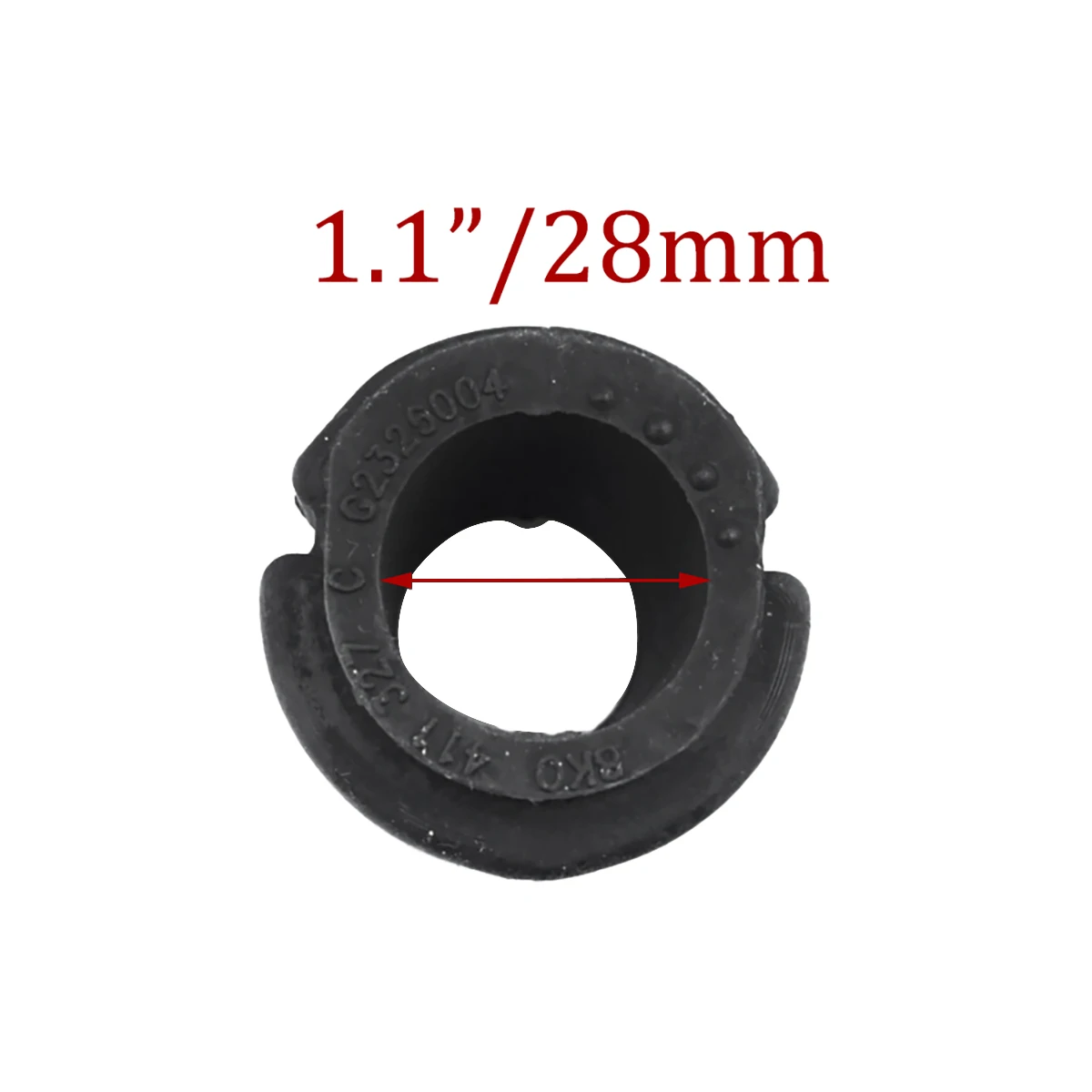 2x 8K0411327C 28mm Front Suspension Stabilizer Bar Bushing For Audi A6/S6 4A 2019- A7 Sportback 4K 2019- A8/S8 4H 2010-17 Q5 8R