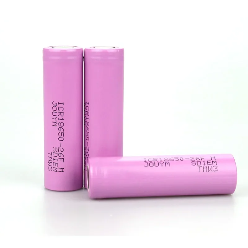 3.7V 2600mAh Original High Power 18650 Rechargeable Li-lon Battery  26F 2600 mAh Batteries