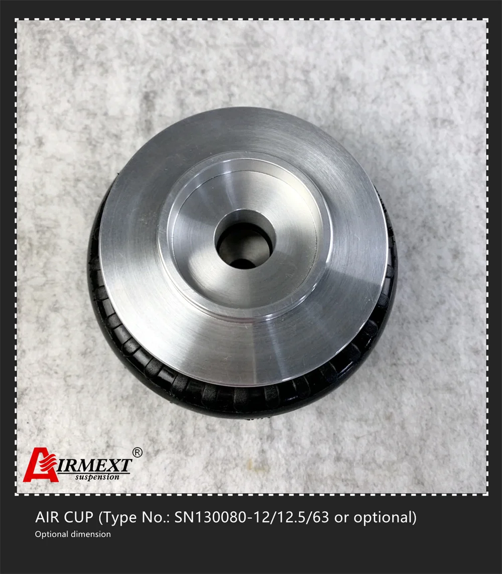 AIR CUP /SN130080BL1 Single convolution rubber airspring/airbag shock absorber/pneumatic/air suspension/air bellows gas spring