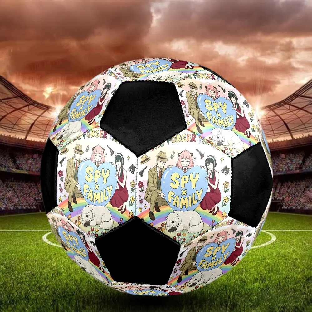 1PC SPY FAMILY Football Soccer Ball Size 5 Game Ball Fashion Outdoor Sports Cool Sports Gift HE103