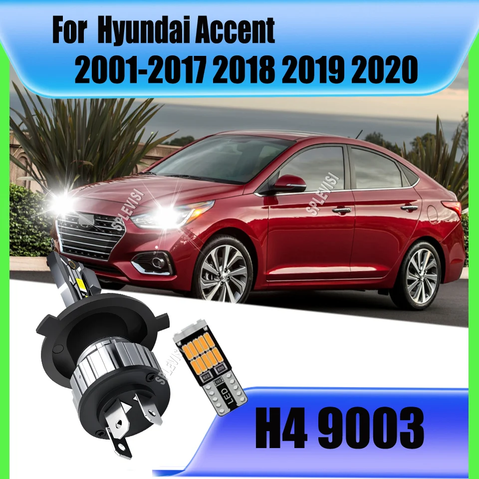 

H4 9003 LED 75W Car Headlight Stable Light & Performance For Hyundai Accent 2001 2002 2003 2004 2005 2006 2007 2008 2009-2020