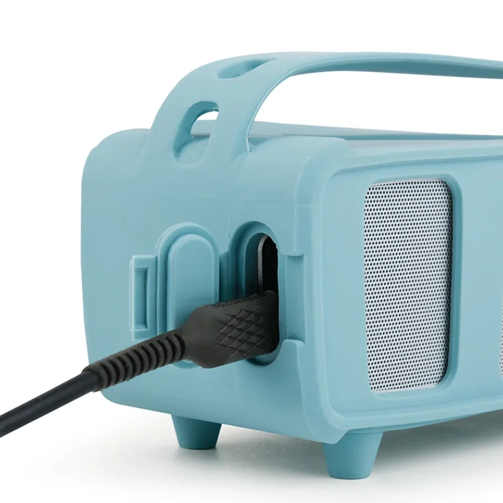 حافظة من السيليكون CoverJoy لهاتف Bose SoundLink Mini 1/2 Gen غطاء حماية مضاد للصدمات ومضاد للانزلاق مع حزام حمل محمول، #4