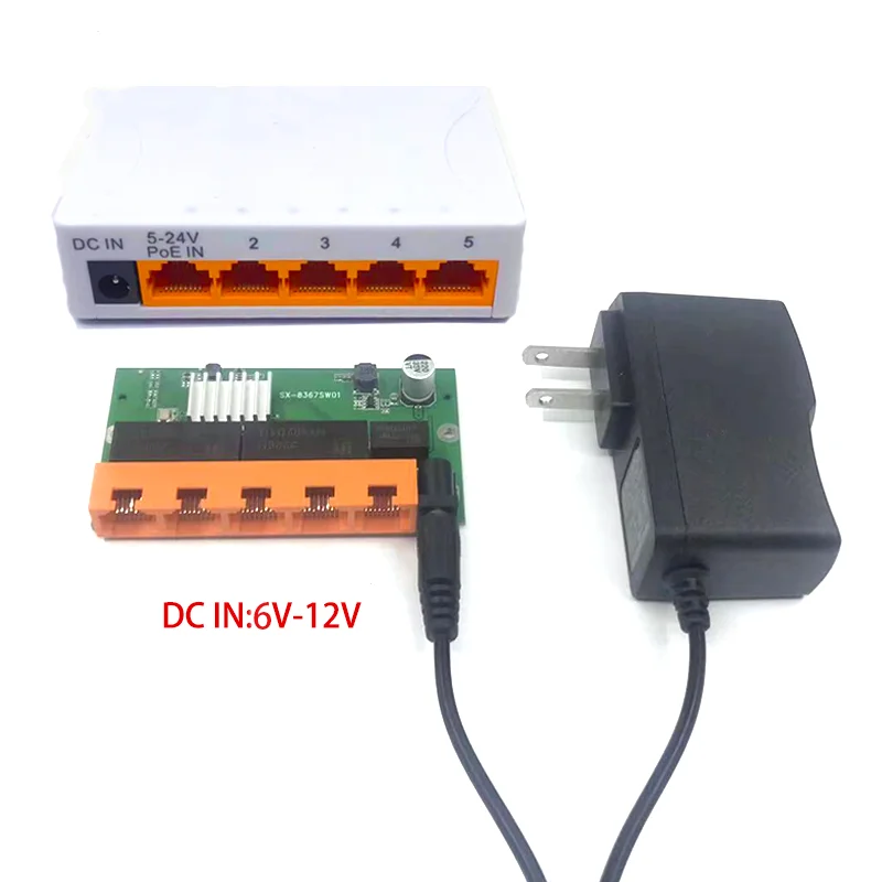 OEM New model 5 Port Gigabit Switch Desktop RJ45 Ethernet Switch 10/100/1000mbps Lan Gigabit  switch rj45  tp-link