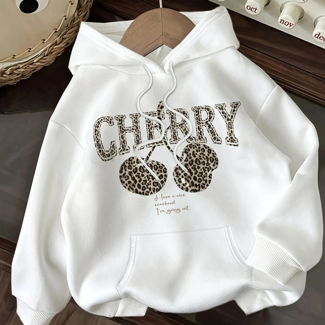 Sudadera de cuello redondo con - Winter Clothing Usa reseña y precio