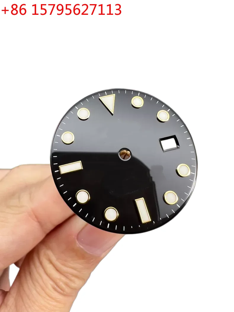 VS factory watch dial compatible with 41MM For SEADwell black gold dial compatible with 3235 movement