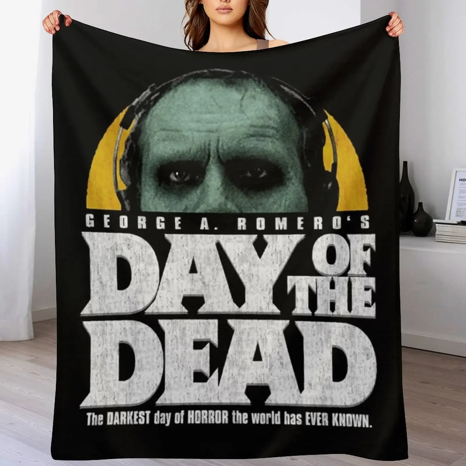 

Day Of The Dead Throw Blanket Cute Plaid Warm Thermals For Travel manga Blankets