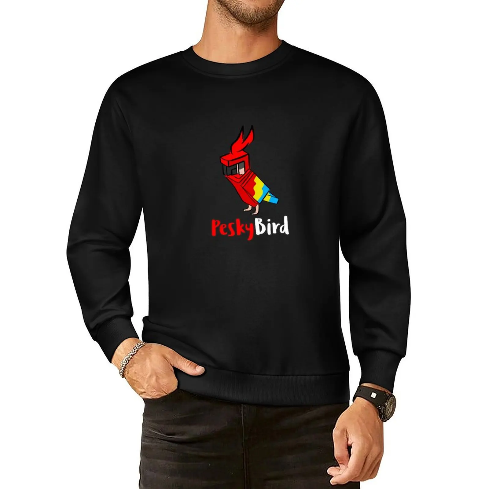 

Pesky Bird Pullover Hoodie streetwear men men's winter sweater japanese style men wear sweatshirts for men