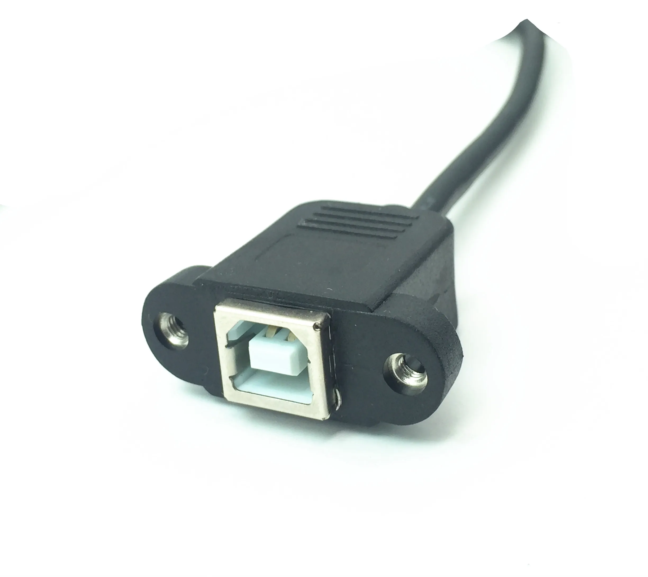 USB 2.0 B Type Female socket Printer Panel Mount to Pitch 2..54mm 5pin Motherboard Dupont Cable 0.3m