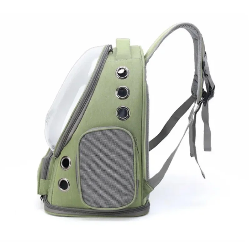 Transparent Pet Cat Carrier Bag Outdoor Travel Backpack for Cats Small Dogs Breathable Cat Carrying Bag Pet Supplies Transparent image 5
