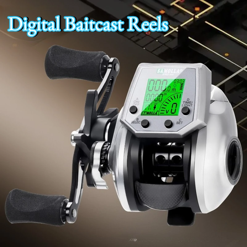 

Lightweight Sea Fishing USB Charging Digital Baitcast Reels Outdoors Portable Multi-functional Fishing Reel Tackle Supplies