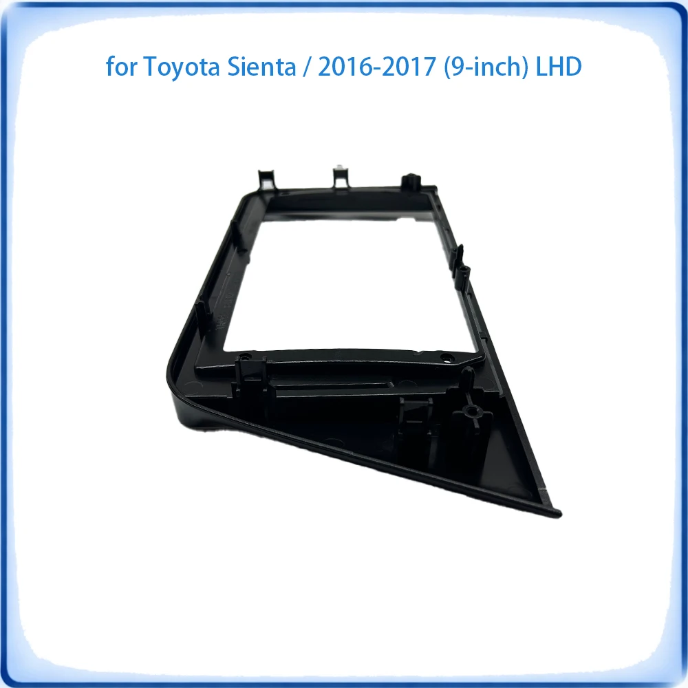 Car Radio Fascia Frame For Toyota Sienta 2016-2017 9 inch LHD Stereo Panel With Canbus Decoder & Wiring Harness