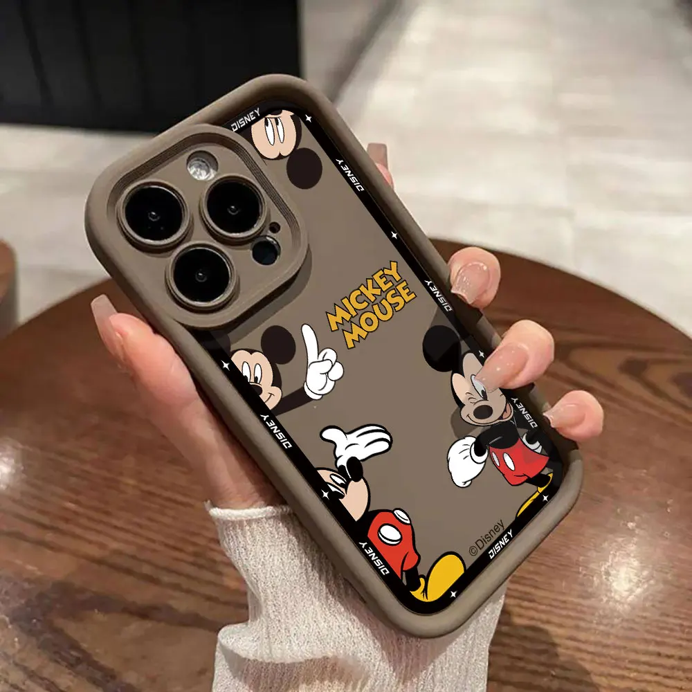 Custodia Disney Mickey Minnie Mouse per Samsung Galaxy Note 20 Ultra S23 FE S23 Ultra S22 Plus S24 Ultra S20 FE S21 Soft Cover