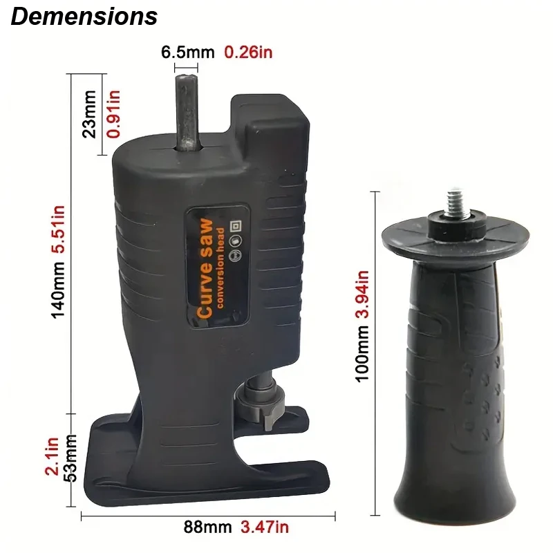 Reciprocate Saw Adapter Electric Power Drill Attachment Portable Conversion Converter Jig Cut for Metal Plastic Wood DIY PVC