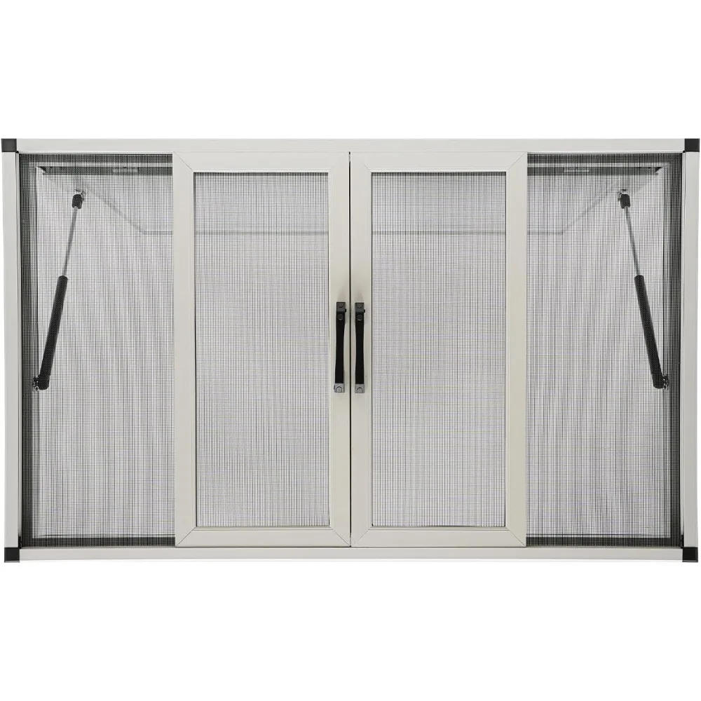 48x30 シルバーアルミニウム製フードトラック窓（BBQトレーラーおよび移動式ケータリング用）