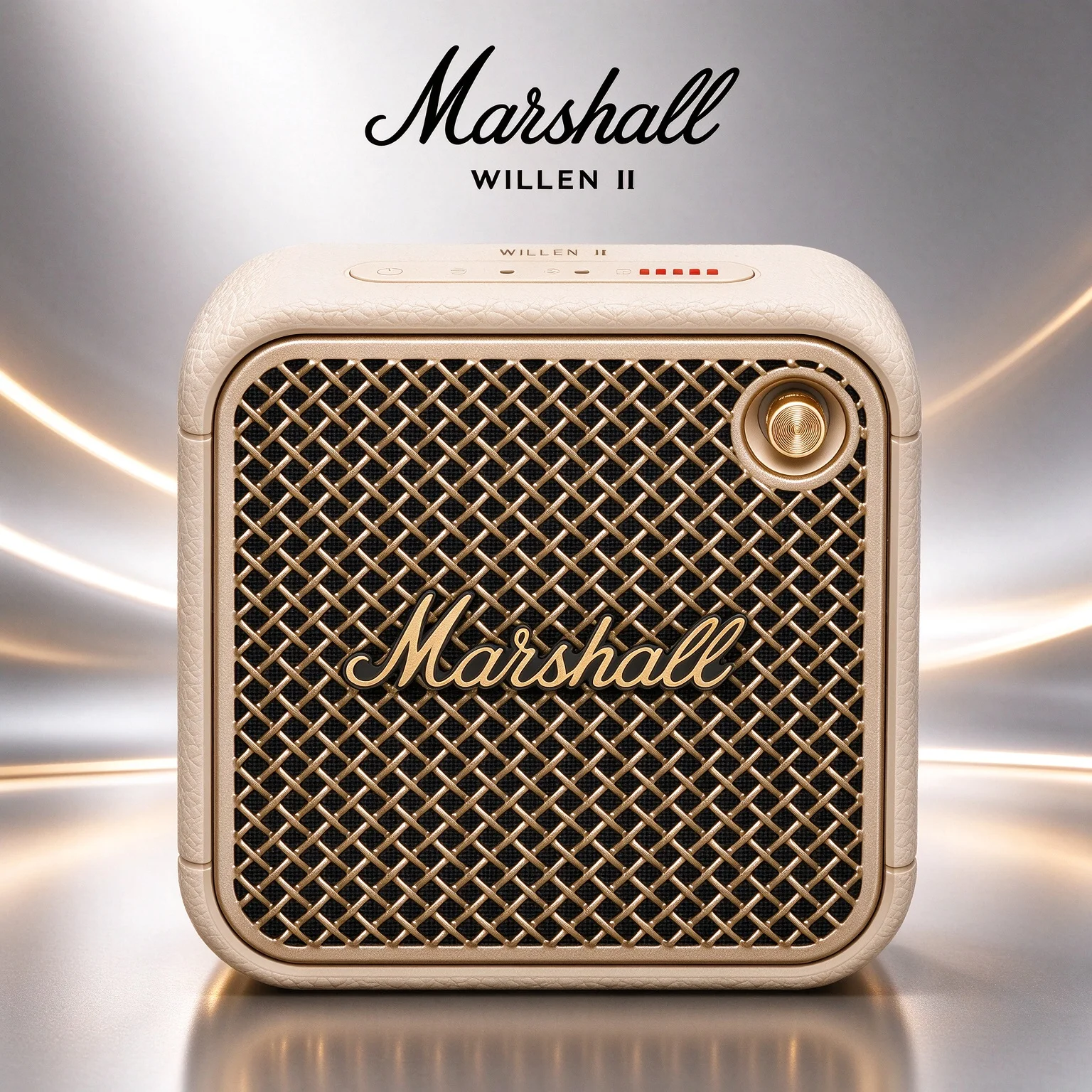 Marshall WILLEN II Bluetooth5.3 Mini Speaker IP67 Waterproof 17H Playtime Multi‑point Connect Built‑in Microphone For Outdoor