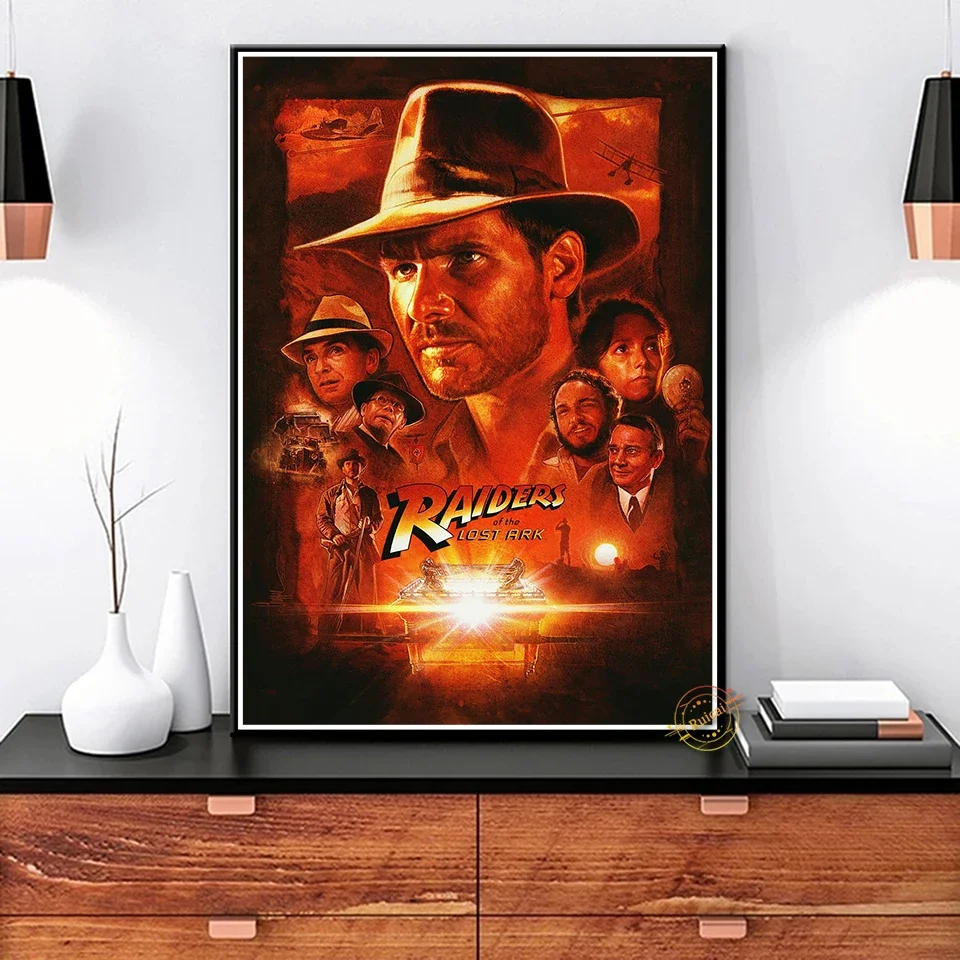 غزاة السفينة المفقودة المشارك الفيلم الكلاسيكي الرسم على لوحات القماش الجدارية الحديثة لغرفة بار ديكور #5
