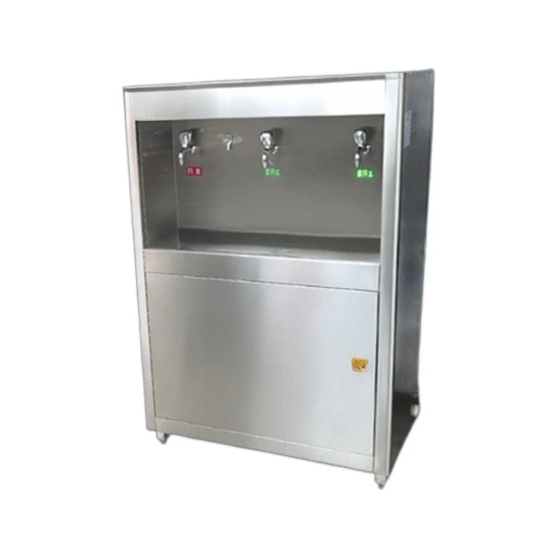 Caldeira de água comercial de aço, um dispensador de água quente aberto dois, dupla finalidade aberta quente com purificador de água de filtro triplo