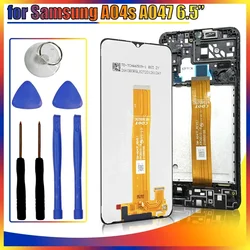 Tested LCD for Samsung Galaxy A04s A047F LCD Display Touch Screen Digitizer Replacement for Samsung A04s A047F/DS LCD Display