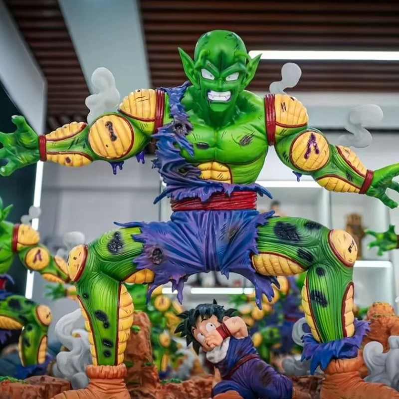 28cm Dragon Ball Z Piccolo protección Son Gohan Gk modelo muñeca figura de Anime protege la propia escena de batalla juguete colección regalo