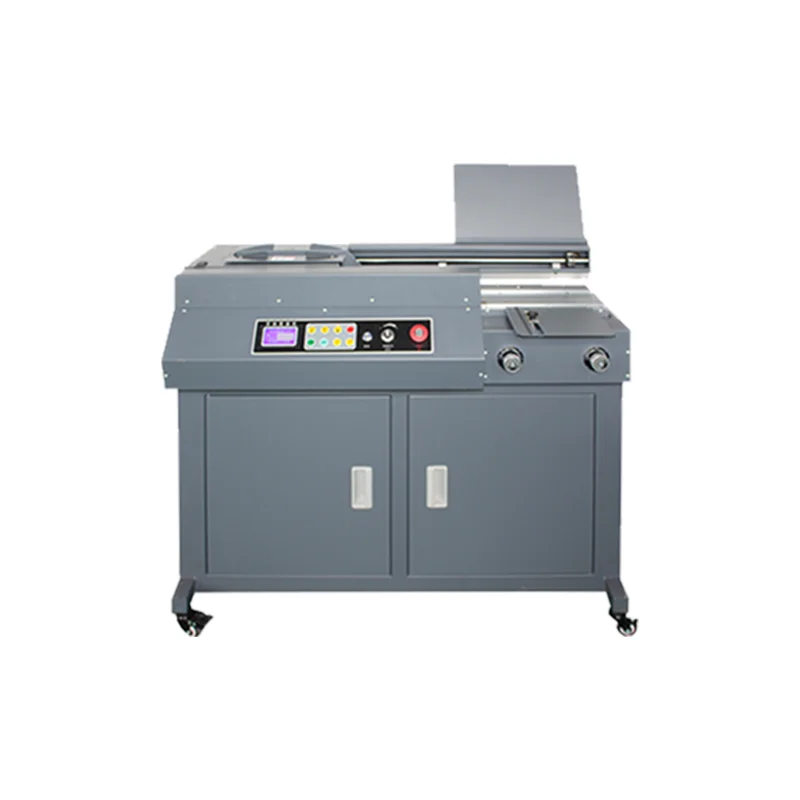 WD-50DA4 Electric 1.5KW High-Speed Perfect Glue A4 Book Binder Binding Machine with LCD Display Metal Material 200 Books/Hour