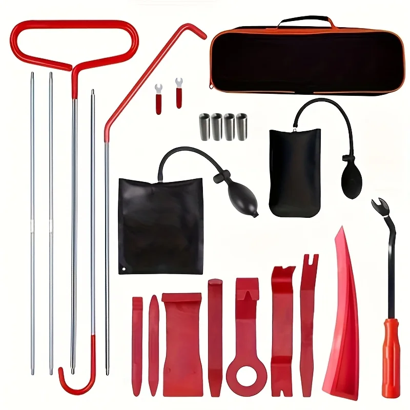 

Набор инструментов для дверей автомобиля, надувной воздушный насос, инструменты для фиксации открытия окна, двери с наборами с большим zasięgu и сумкой для переноски