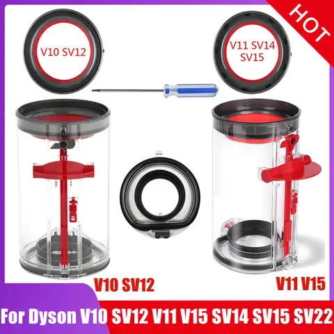 Dammbehållare för Dyson V10 SV12 V11 V15 SV14 SV15 SV22 Dammsugare Behållare för dammsugare Reservdelar Tillbehör 10 best sales Dyson V11 reservdelar - №7