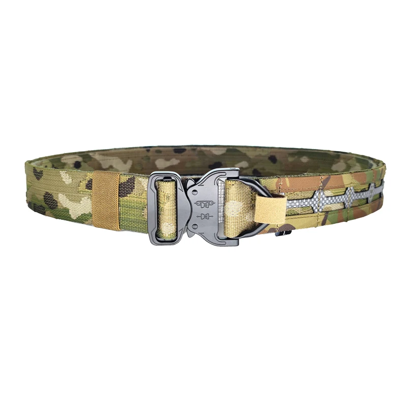 

Tactical Belt Airsoft Training Molle Belt Heavy Duty Shooting Hunting Quick Release 1.75 Inch MC Battle Belt