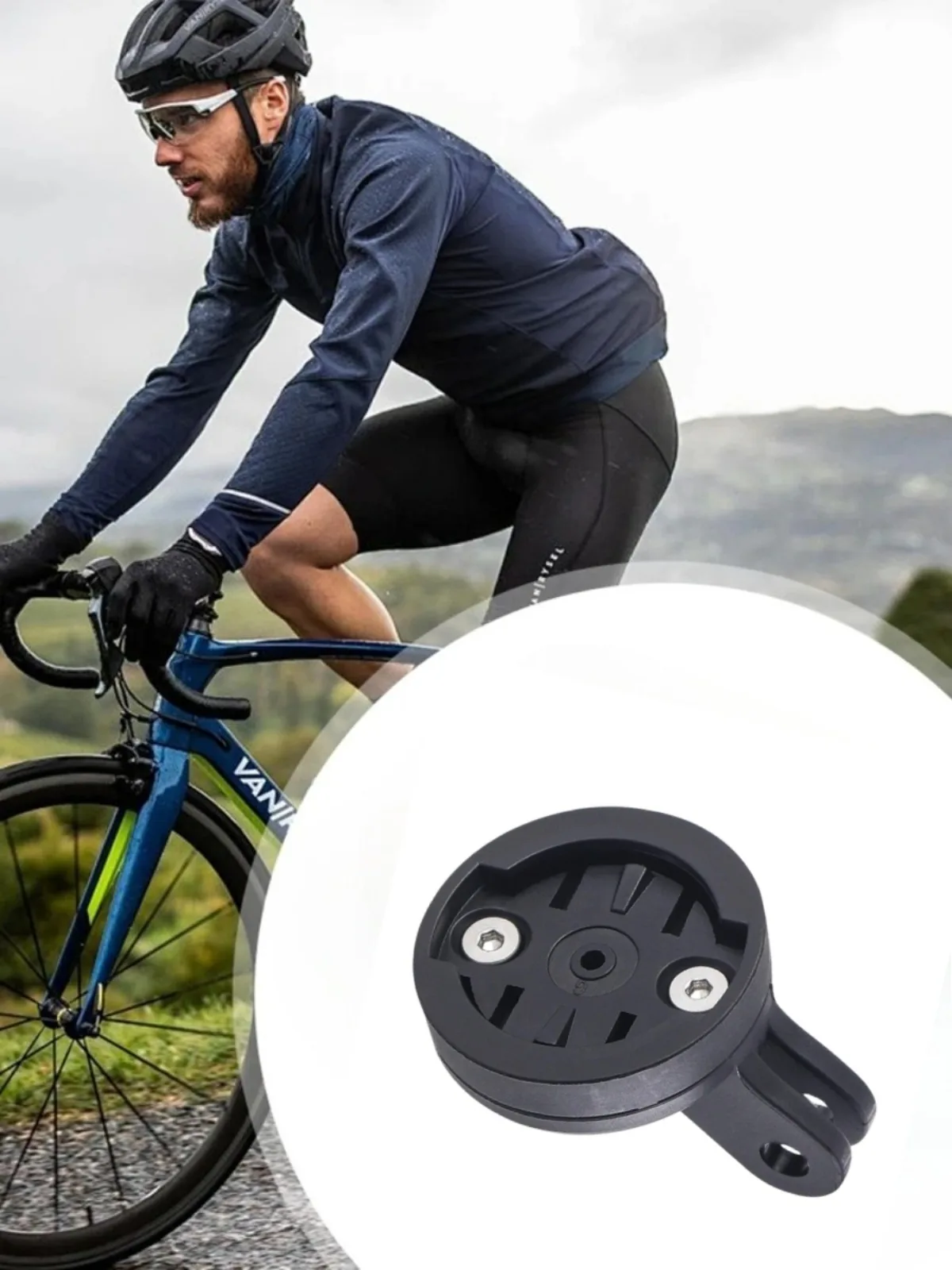Geeignet für Garmin Rücklicht-Halterung, GoPro Action-Kamera-Adapter, Magicshine Scheinwerfer-Halterung – Detail 6