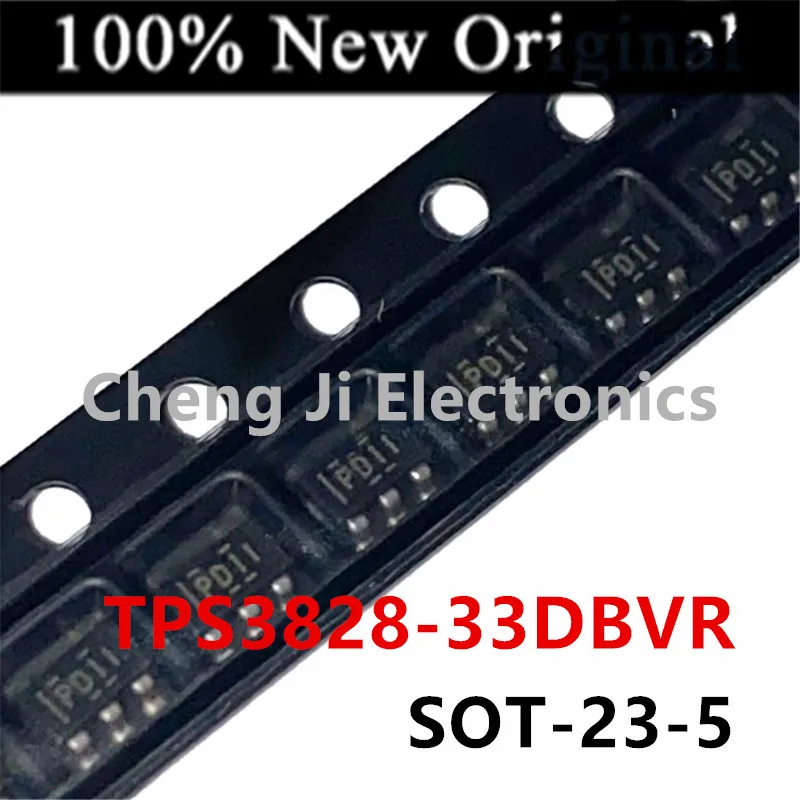 10PCS/Lot   TPS3828-33DBVR  TPS3828-33DBVT   PDII   SOT-23-5  New original processor monitoring circuit   TPS3828-50DBVR   PDHI