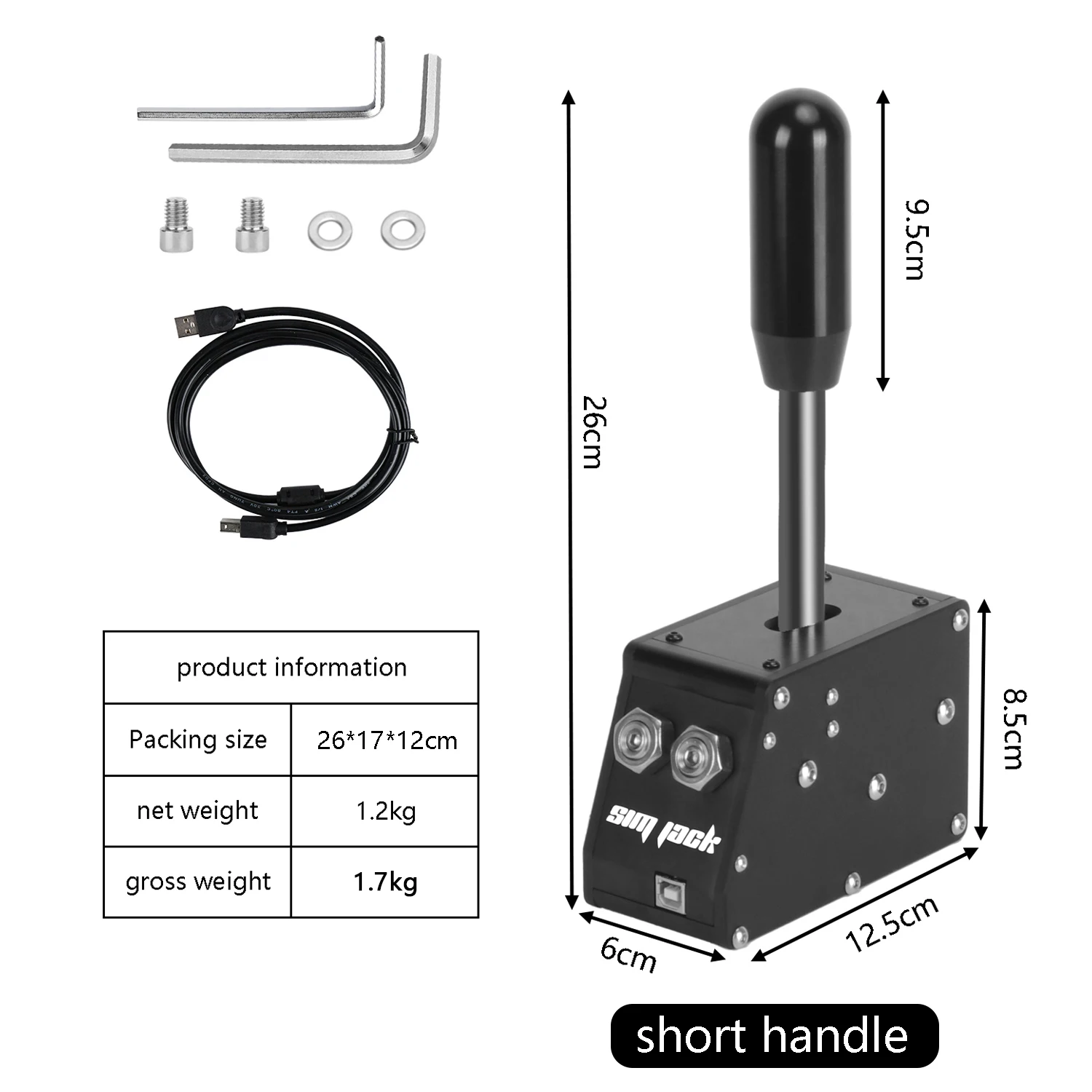 PC Racing Game Sequential Shifter Gearshift SIM For Logitech G27 G29 G25 G920 For Thrustmaster T300RS/GT For ETS2 PC Racing Game