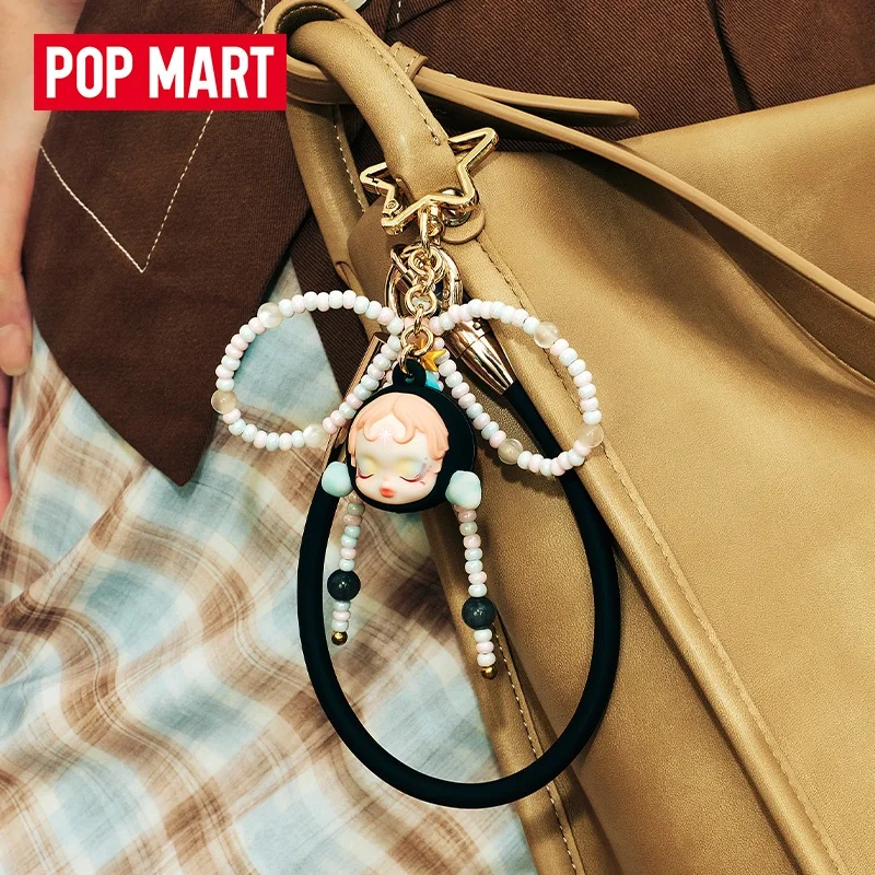 POPMART Празднование Момент POP MART 15-я юбилейная серия Кабель для передачи данных Подвеска Слепая коробка Аниме Фигурка Модель куклы