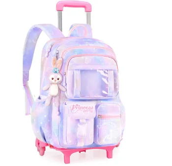 Trolley School Backpack with Wheels for Girls – view 1