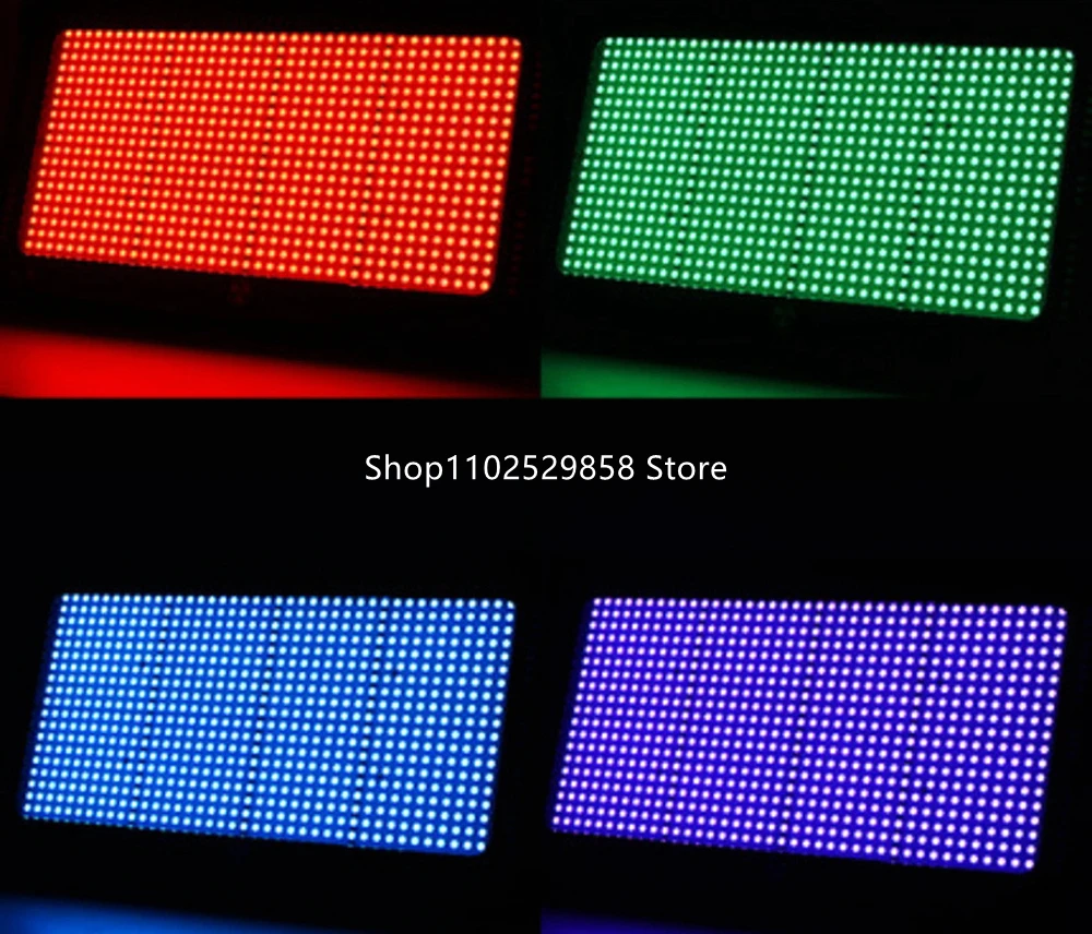 Atomic 1000 LED Strobe RGB 3 w 1 Flash Stage Lighting Effect DMX Control For Club Disco Party DJ Holiday Z zmienną prędkością